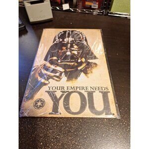Your Empire Needs You Metal Tin Sign 8" x 12" Vintage Style Wall Decor